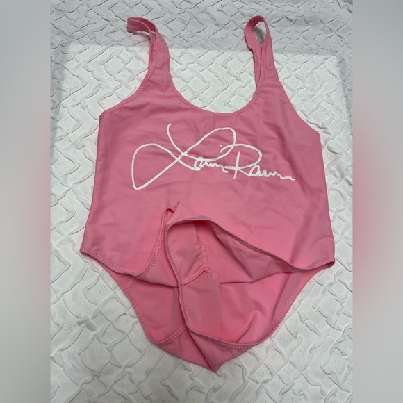 NWOT ⚜️💖⚜️ Laina Rauma rare! pink thong one piece bikini swimsuit - Picture 7 of 14